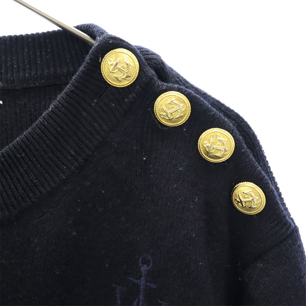 J.W.Anderson. ジェイダブリューアンダーソン ボーダー 長袖 セーター S ネイビー×ホワイト ニット メンズ