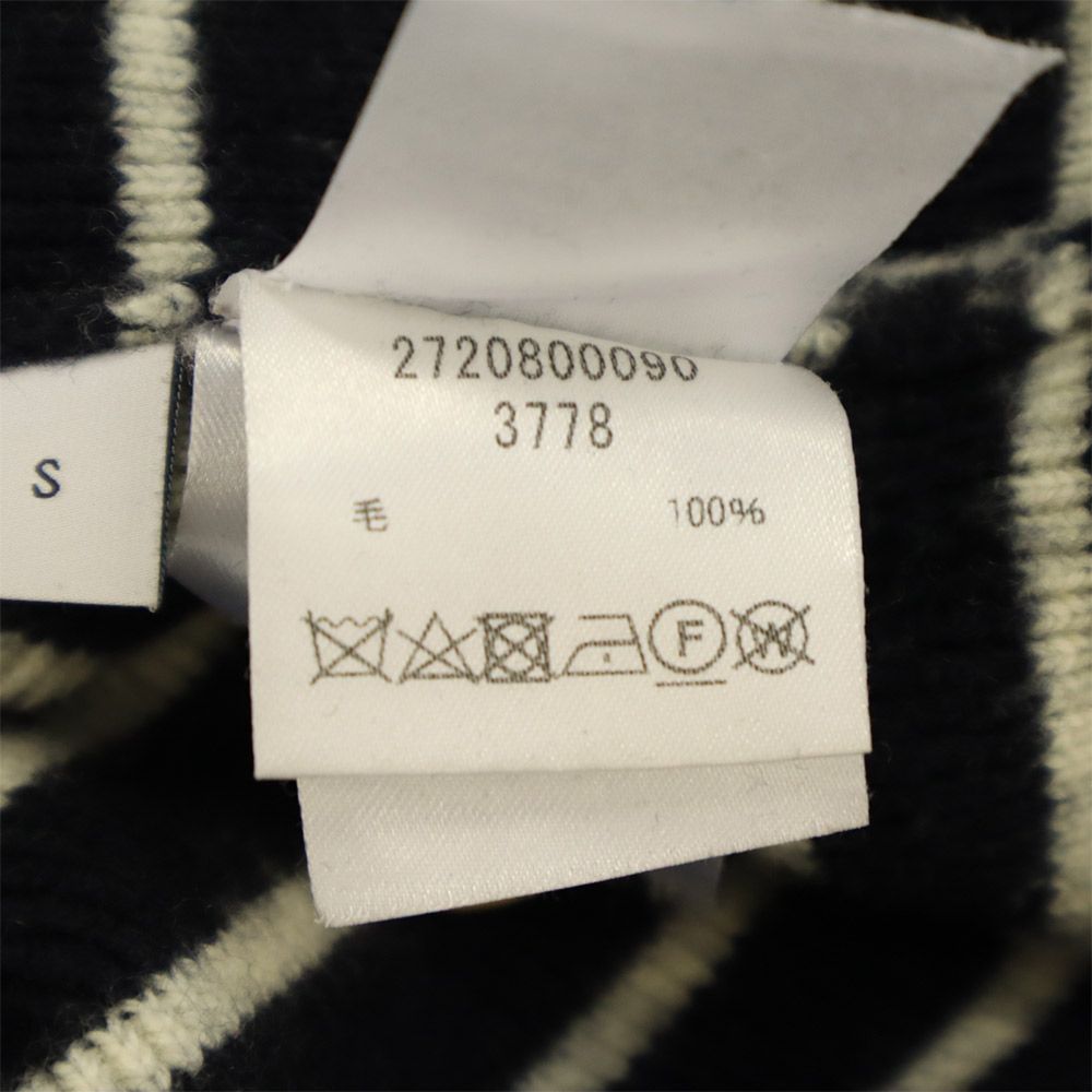 J.W.Anderson. ジェイダブリューアンダーソン ボーダー 長袖 セーター S ネイビー×ホワイト ニット メンズ