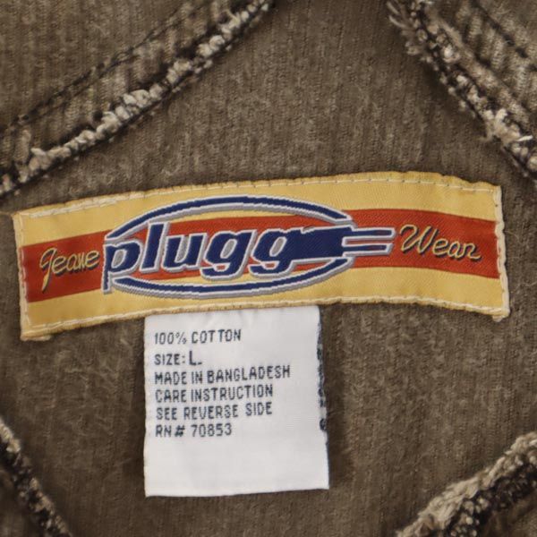 OLD オールド 90s 00s コーデュロイ オーバーオール L ブラウン系 レディース