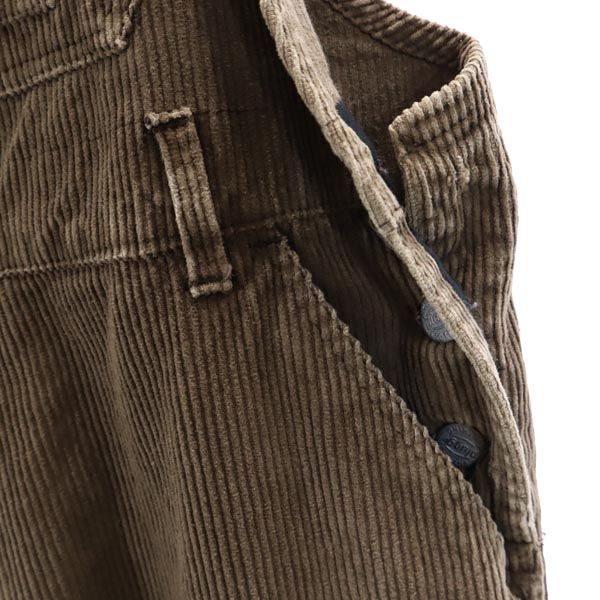 OLD オールド 90s 00s コーデュロイ オーバーオール L ブラウン系 レディース