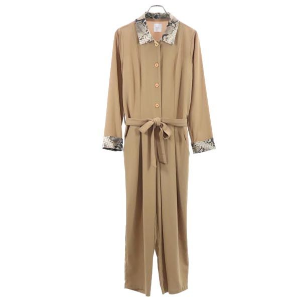 AMERI UNDRESSED アメリ 長袖 サロペット 茶系 オールインワン レディース