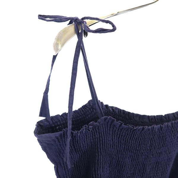 ユナイテッドアローズ サロペット ネイビー UNITED ARROWS ノースリーブ オールインワン レディース