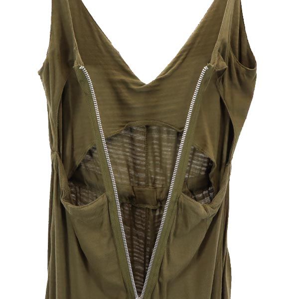 DIESEL ディーゼル サロペット XS カーキ系 ノースリーブ オールインワン レディース