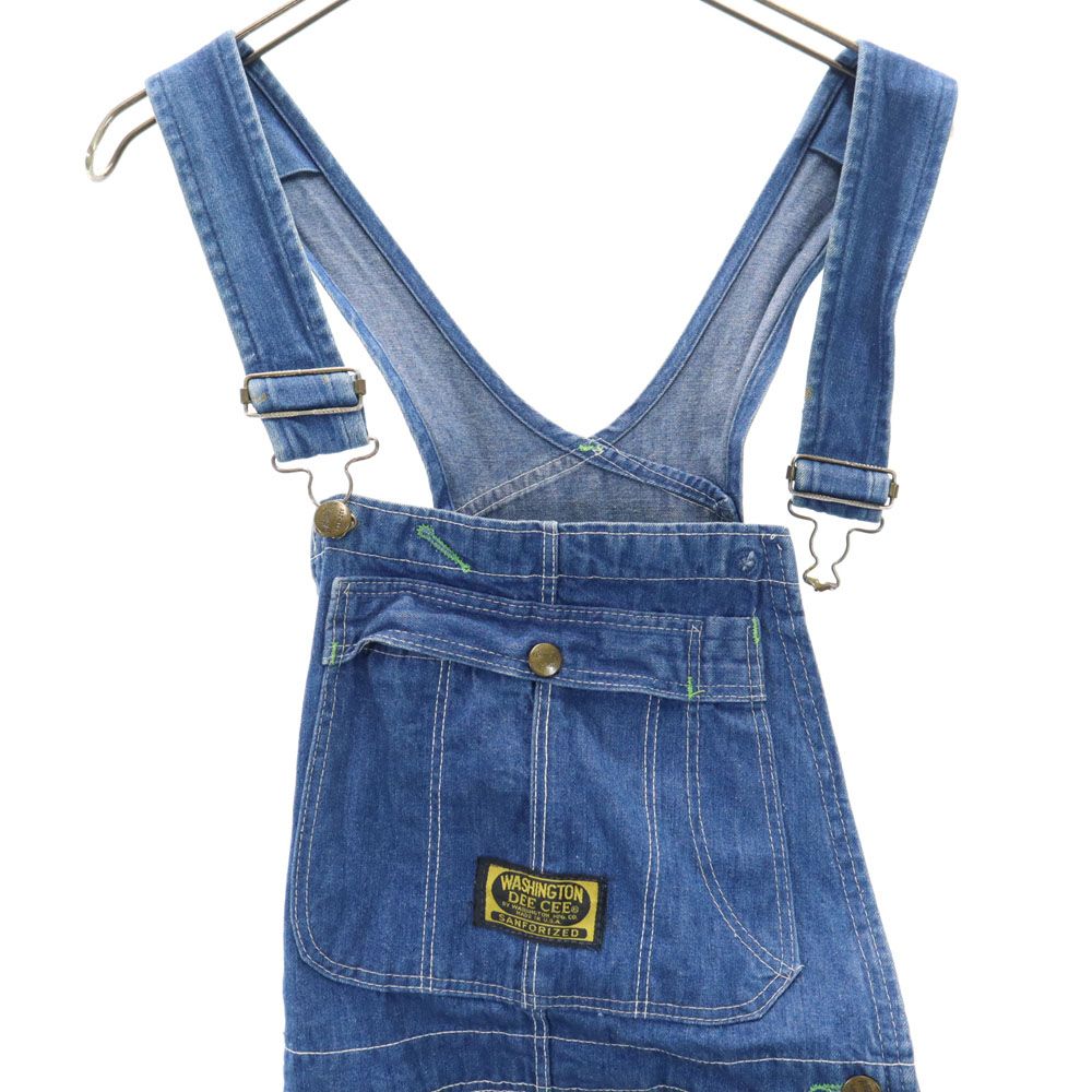 WASHINGTON DEE CEE ワシントンディーシー 80s オールド デニム オーバーオール ボタンフライ メンズ
