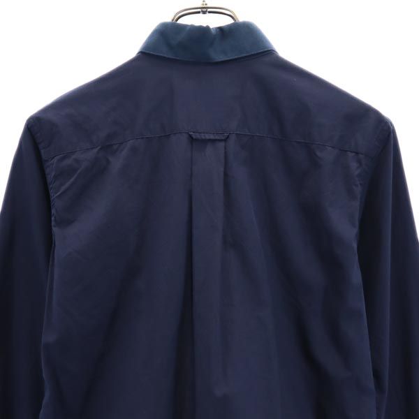 PATRIK ERVELL パトリック イーヴェル USA製 長袖 ボタンダウンシャツ S ネイビー メンズ
