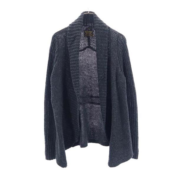 BURTON バートン ウールブレンド 長袖 ニットカーディガン S グレー系 レディース