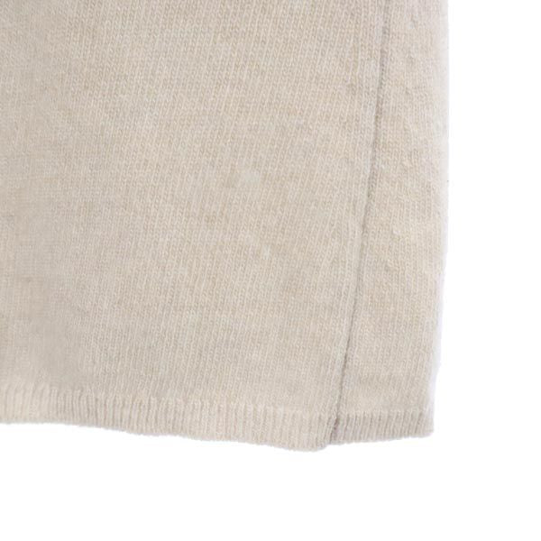 バランタイン カシミヤ100% ロゴ刺繍 長袖 タートルネック ニット アイボリー BALLANTYNE セーター レディース