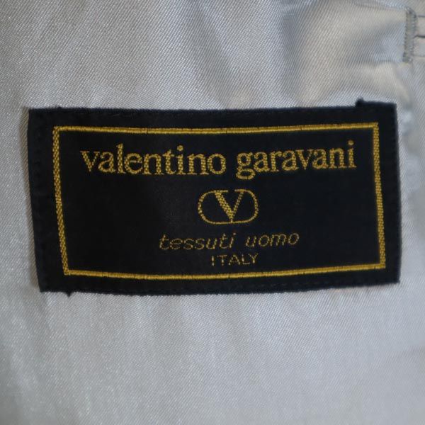 ヴァレンティノガラヴァーニ ウール ストライプ柄 スーツ 上下 セットアップ 青系 Valentino Garavani ジャケット パンツ メンズ