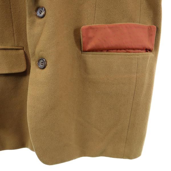 santa fe サンタフェ カシミヤウールブレンド テーラードジャケット ブラウン メンズ