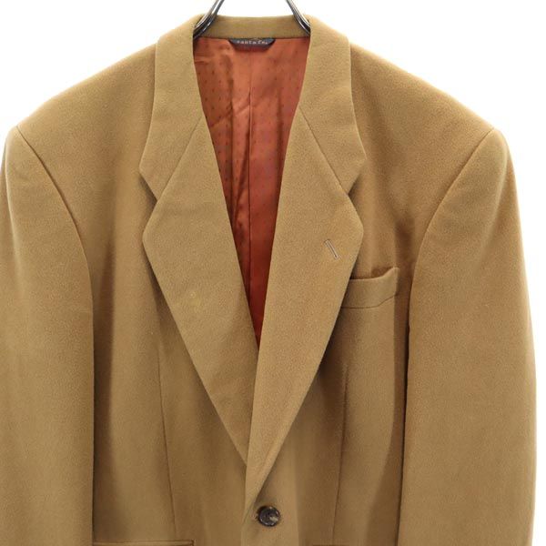 santa fe サンタフェ カシミヤウールブレンド テーラードジャケット ブラウン メンズ
