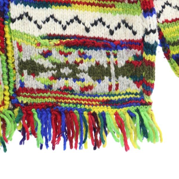 ARTESANIA BEAMS BOY アルテサニア ビームスボーイ 長袖 ミックス編 ニット パーカー レディース