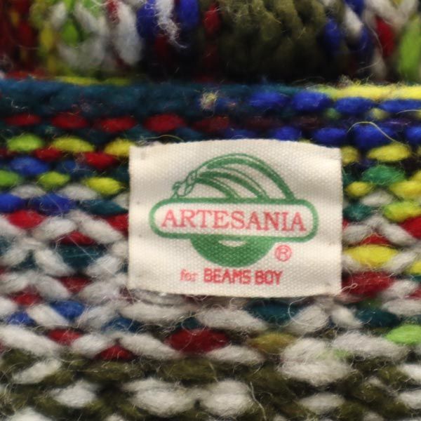 ARTESANIA BEAMS BOY アルテサニア ビームスボーイ 長袖 ミックス編 ニット パーカー レディース