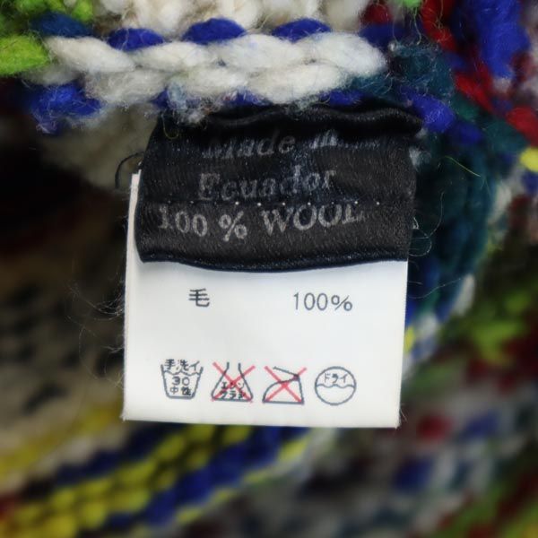 ARTESANIA BEAMS BOY アルテサニア ビームスボーイ 長袖 ミックス編 ニット パーカー レディース