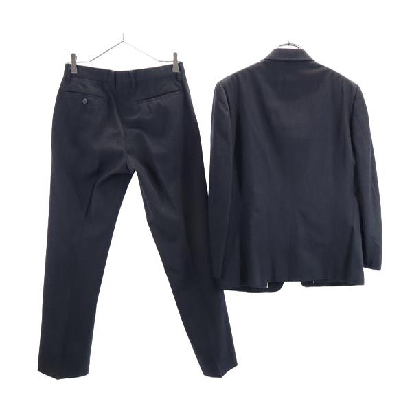 PPFM ピーピーエフエム ウール スーツ 上下 セットアップ S グレー テーラードジャケット ロングパンツ メンズ