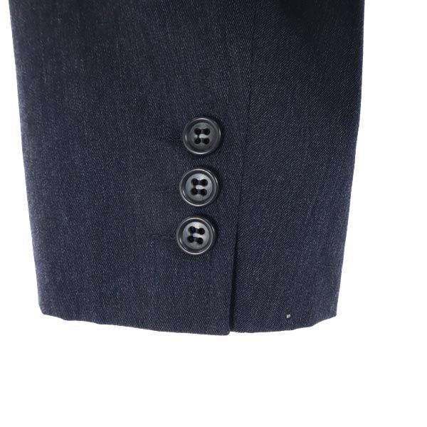 PPFM ピーピーエフエム ウール スーツ 上下 セットアップ S グレー テーラードジャケット ロングパンツ メンズ