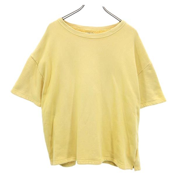 NAISSANCE ネサーンス 半袖 スウェット トレーナー L イエロー系 メンズ