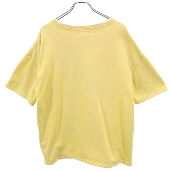 NAISSANCE ネサーンス 半袖 スウェット トレーナー L イエロー系 メンズ