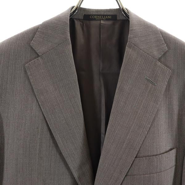 CORNELIANI コルネリアーニ イタリア製 ウール テーラードジャケット ブラウン系 メンズ