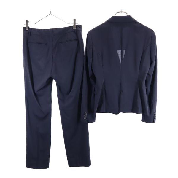 UNITED ARROWS ユナイテッドアローズ パンツスーツ 上下 セットアップ 36 紺 テーラードジャケット レディース