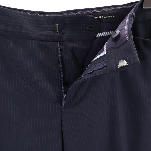 UNITED ARROWS ユナイテッドアローズ パンツスーツ 上下 セットアップ 36 紺 テーラードジャケット レディース
