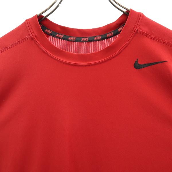 ナイキ 長袖 トレーニングウェア M レッド系 NIKE Tシャツ メンズ
