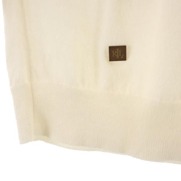 LAUREN RALPH LAUREN ローレンラルフローレン 7分袖 セーター S アイボリー ニット レディース