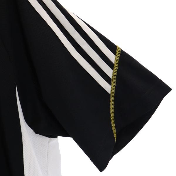 アディダス ロゴ トレーニング 半袖 ウェア M ブラック系 adidas 3ライン Tシャツ メンズ