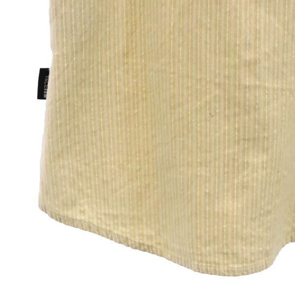 ノースフェイス NTW-4421 ストライプ柄 半袖 シャツ M ベージュ系 THE NORTH FACE アウトドア レディース