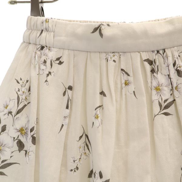 スナイデル 花柄 ノースリーブ スプリングフラワーコットン カットソー 上下 セットアップ F グレー系 SNIDEL スカート レディース