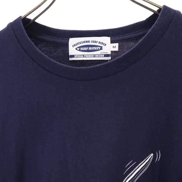 SURF MICKEY ミッキーマウス 半袖 Tシャツ M ネイビー系 SURF MICKEY メンズ