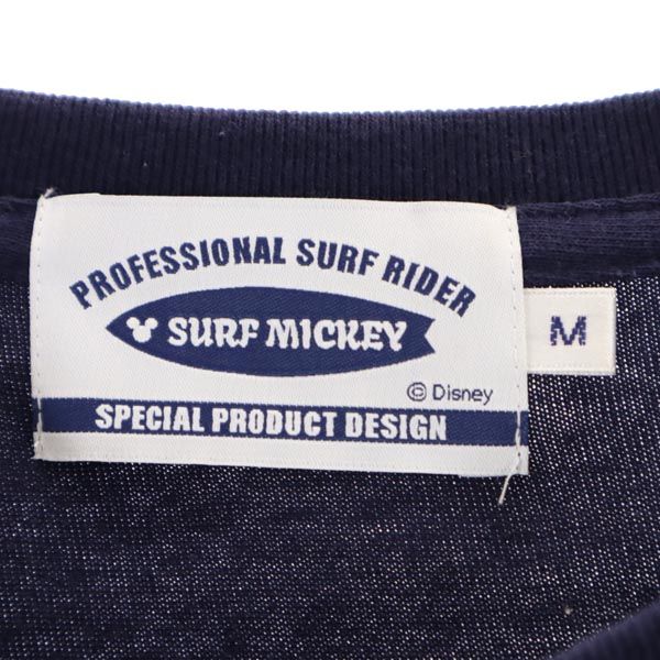 SURF MICKEY ミッキーマウス 半袖 Tシャツ M ネイビー系 SURF MICKEY メンズ