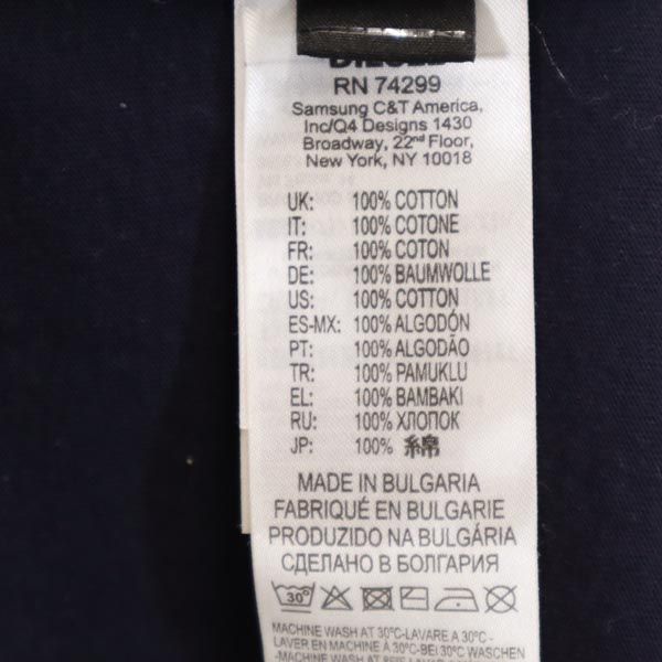 ディーゼル 半袖 Tシャツ ネイビー DIESEL メンズ