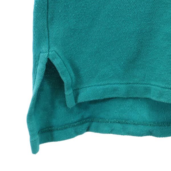 ポロバイラルフローレン 半袖 ポロシャツ M ターコイズ系 Polo by Ralph Lauren 鹿の子 メンズ