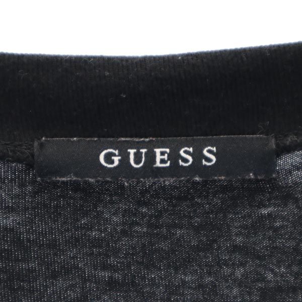 ゲス バックプリント 半袖 Tシャツ M ブラック Guess メンズ