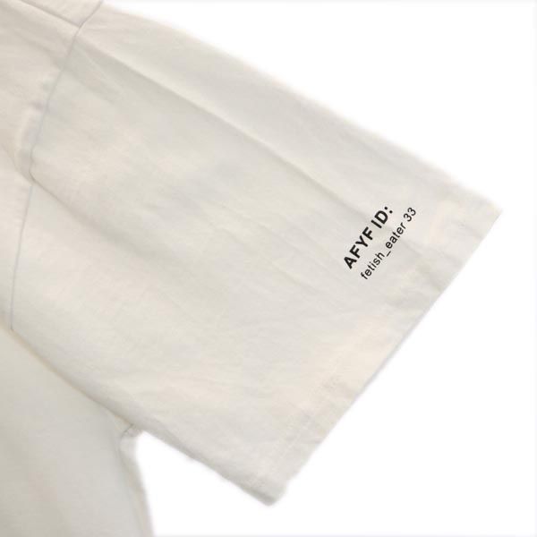 エーエフワイエフ プリント 半袖 Tシャツ FREE 白×黒 AFYF メンズ