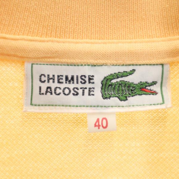 未使用 LACOSTE ラコステ ノースリーブ ワンピース 40 オレンジ系 レディース