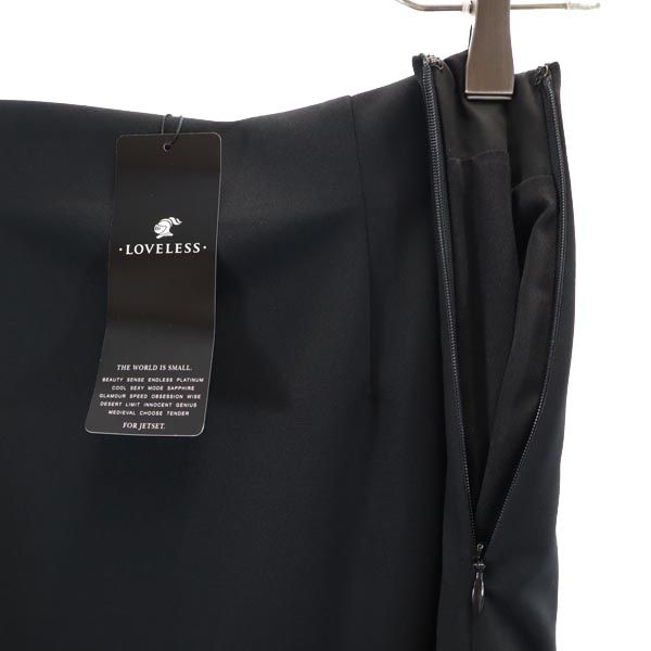 未使用 LOVELESS ラブレス 三陽商会 ノースリーブ カットソー 上下 セットアップ 36 ブラック スカート レディース