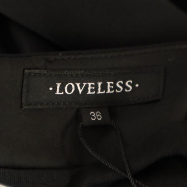 未使用 LOVELESS ラブレス 三陽商会 ノースリーブ カットソー 上下 セットアップ 36 ブラック スカート レディース