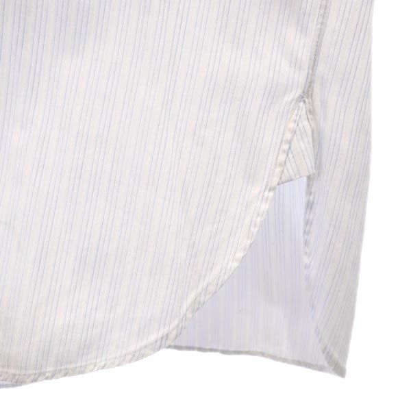 コンブリオ ストライプ柄 長袖 シャツ L ホワイト系 Conbrio ワイシャツ メンズ