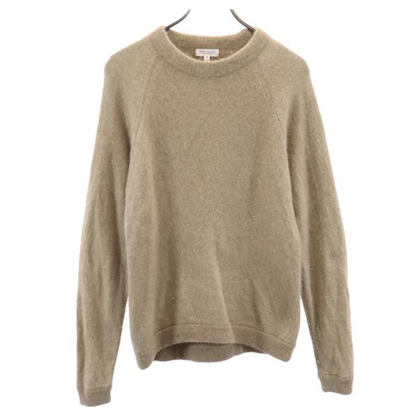 ビューティーアンドユースユナイテッドアローズ 長袖 ニット M ベージュ ROKU BEAUTY&YOUTH UNITED ARROWS セーター メンズ