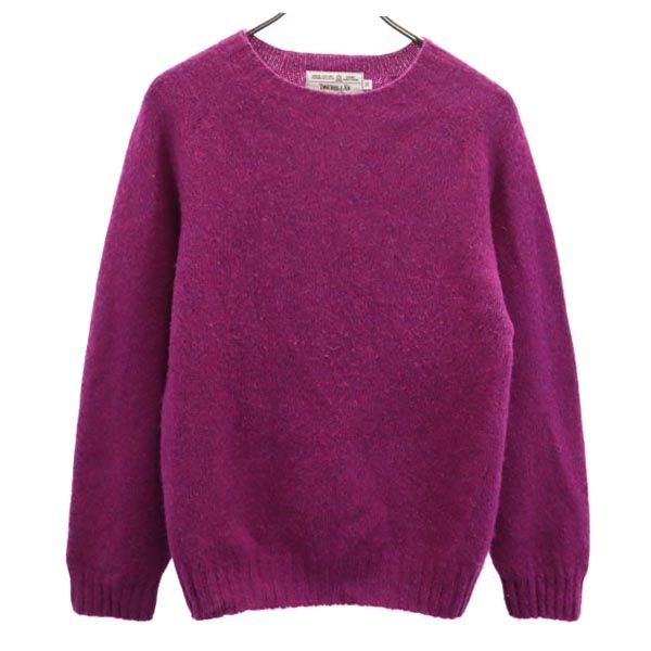 INVERALLAN インバーアラン 英国製 長袖 セーター 38 パープル系 ニット レディース