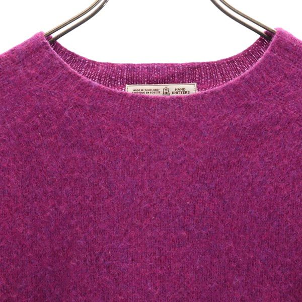 INVERALLAN インバーアラン 英国製 長袖 セーター 38 パープル系 ニット レディース