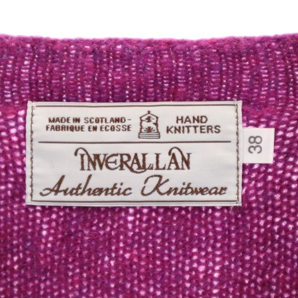 INVERALLAN インバーアラン 英国製 長袖 セーター 38 パープル系 ニット レディース