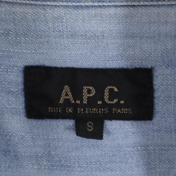 アーペーセー 長袖 デニムシャツ S A.P.C. メンズ