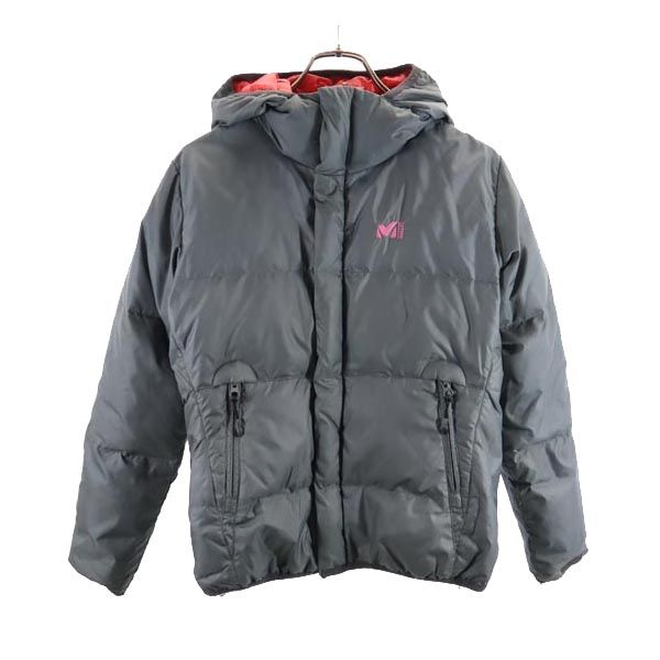 MILLET ミレー リバーシブル ダウンジャケット S グレー×レッド レディース
