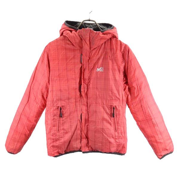 MILLET ミレー リバーシブル ダウンジャケット S グレー×レッド レディース