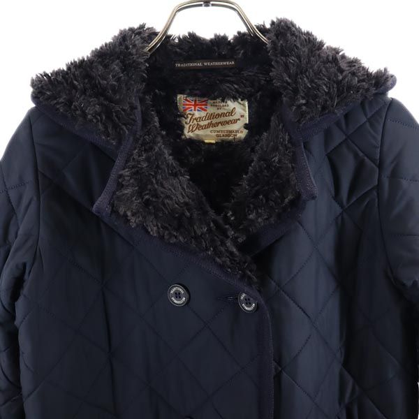 Traditional Weatherwear トラディショナルウェザーウェア キルティングジャケット 36 ネイビー レディース