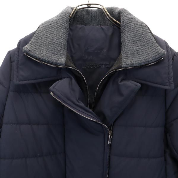 LACOSTE ラコステ 中綿ジャケット 38 ネイビー レディース