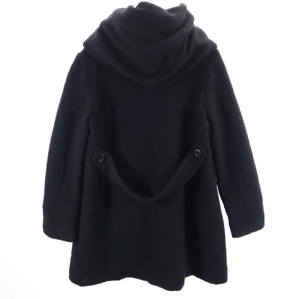 ブロードゥリーアンドコー ナノユニバース ウールコート 38 黒 Broderie & Co レディース