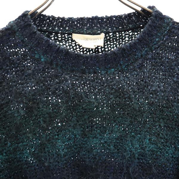 DENIM&SUPPLY デニムアンドサプライ USA製 長袖 セーター S ネイビー系 ニット ラルフローレン レディース